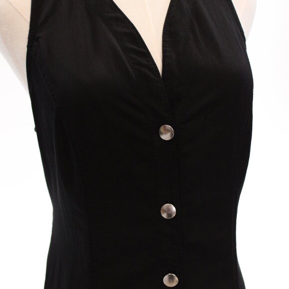 Proenza Rumbled Button Front Midi Dress Size 6 - Picture 8 of 12